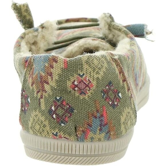 Rocket Dog Mellow Women's Slip On Shoes 7.5B (M) Olive/Natural Multi - Picture 7 of 8